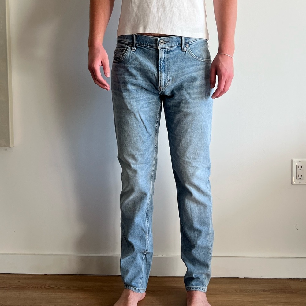 Banana Republic Men's Light Blue Straight Jeans